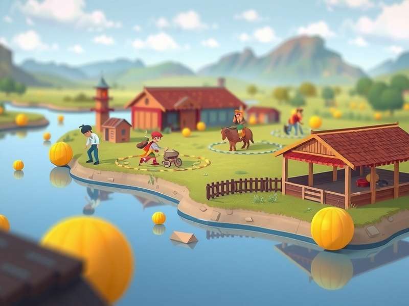 Hay Day गेम का स्क्रीनशॉट - खूबसूरत फार्म और फसलें