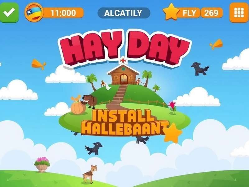 Hay Day गेम इंस्टॉल करने का स्क्रीनशॉट