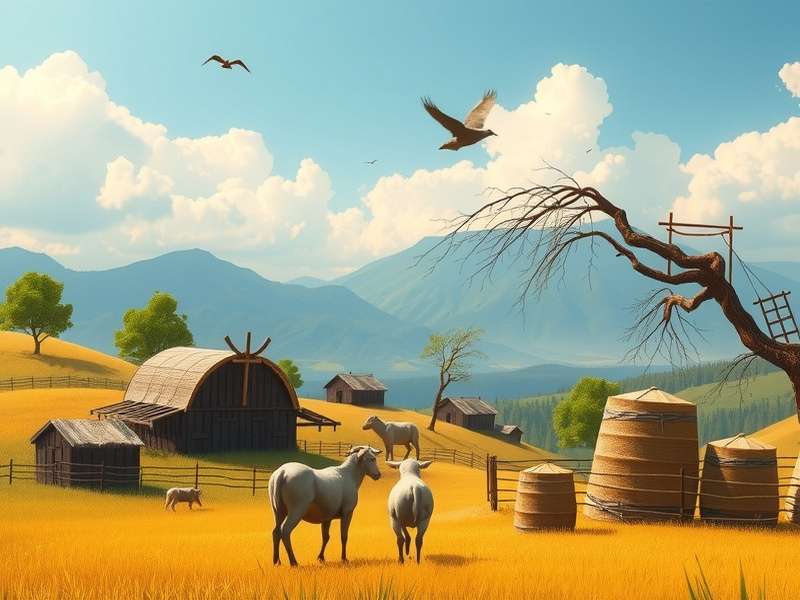 Hay Day Farm गेम का स्क्रीनशॉट - खूबसूरत फार्म और फसलें