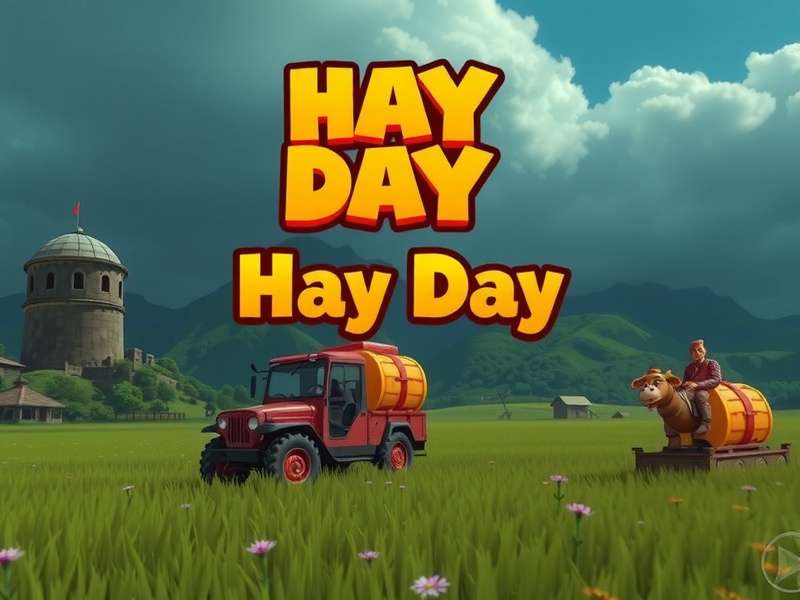 Hay Day Game Trailer Screenshot - खेत और ट्रैक्टर