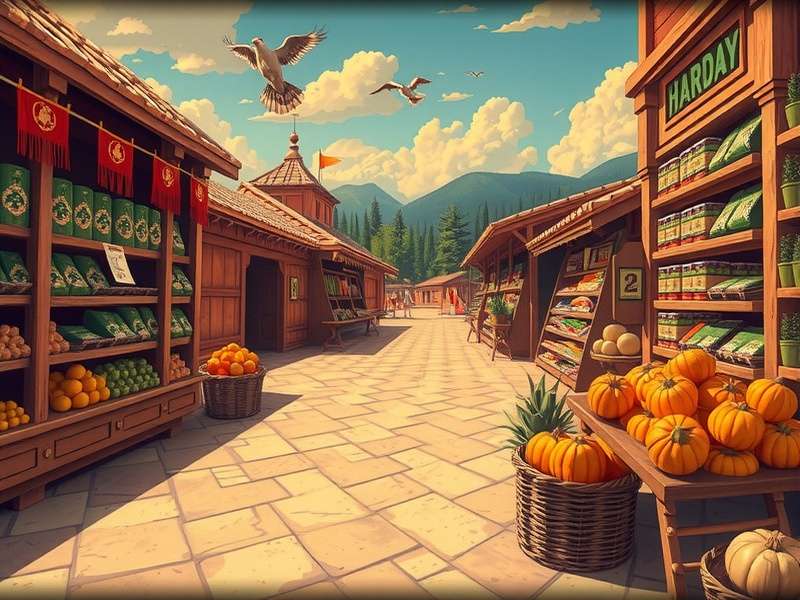 Hay Day Grocery Store इंटरफेस हिंदी में