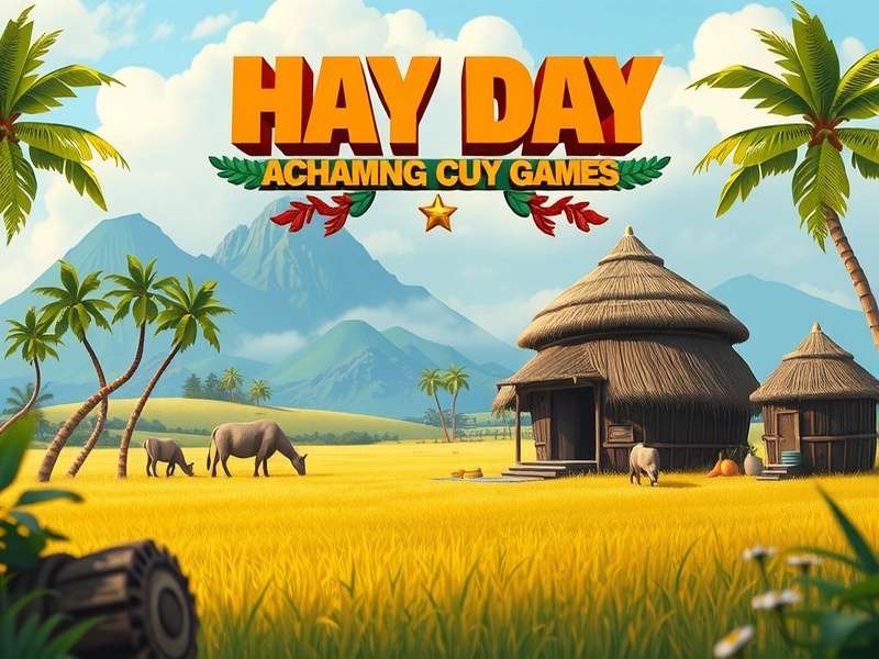 Hay Day प्लश खिलौने - गाय, मुर्गी और सूअर