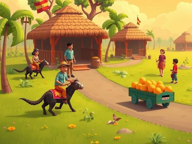 Hay Day गेमप्ले स्क्रीनशॉट - खेत, जानवर और उत्पाद
