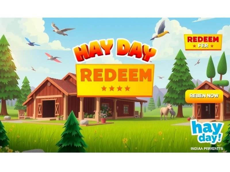 Hay Day रीडीम कोड दर्ज करने का स्क्रीनशॉट