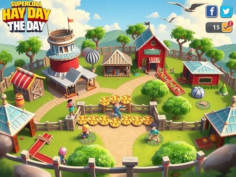 Hay Day Farming Gameplay