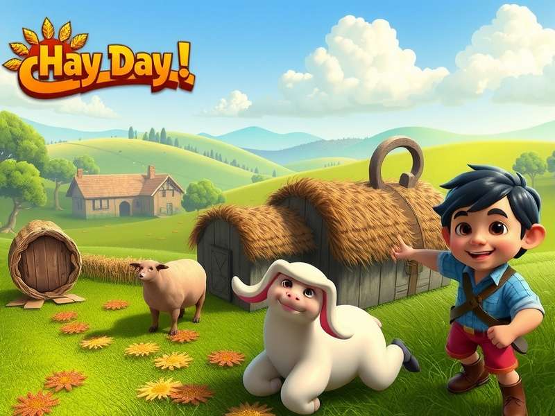 Hay Day फार्म लेआउट उदाहरण