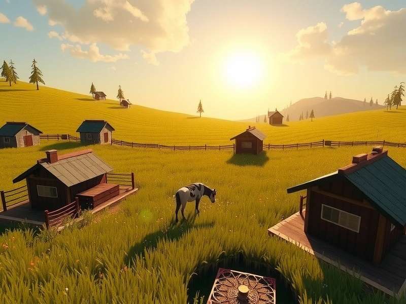 Hay Day game running on a Windows PC with a large farm view