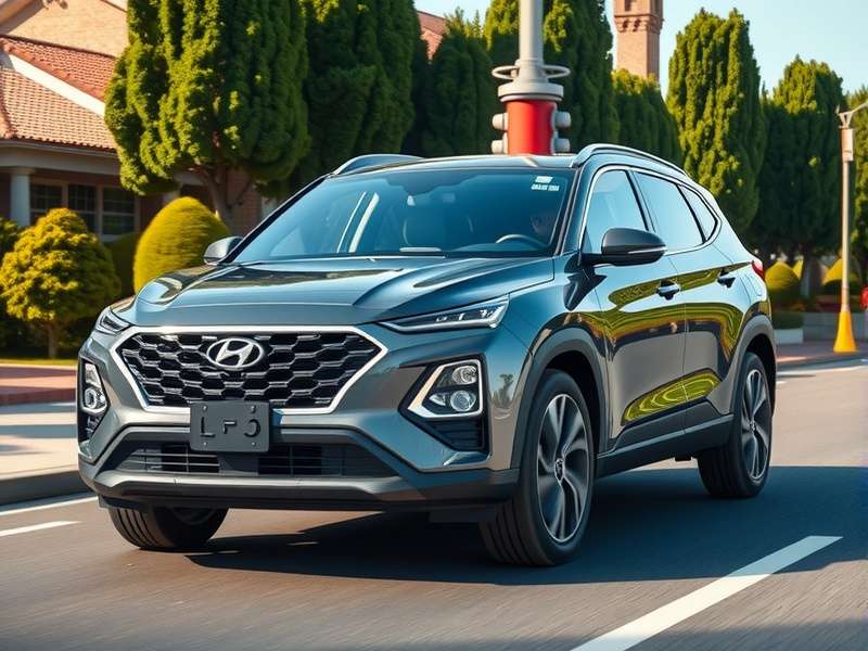 A stylized SUV on a farm, representing the Suv Hyundai in Hay Day