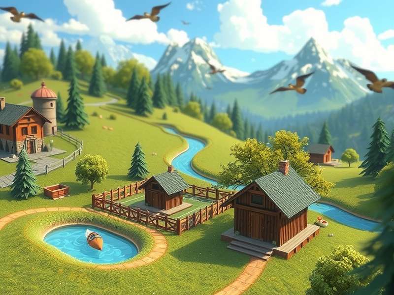Hay Day gameplay on PC with farming interface