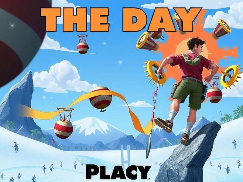 A serene sunrise over a digital farm field, symbolizing the start of a Hay Day