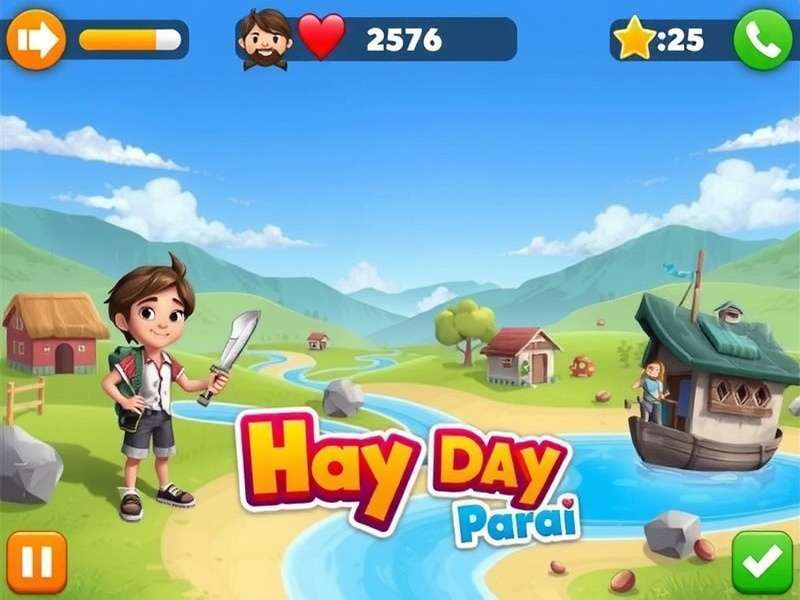 Hay Day Gameplay on PC Screen