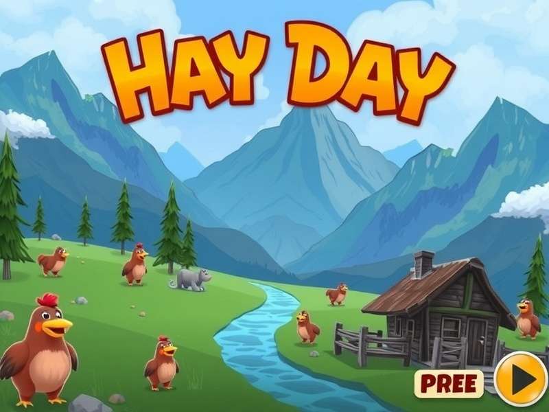 Hay Day gameplay on PC with large screen