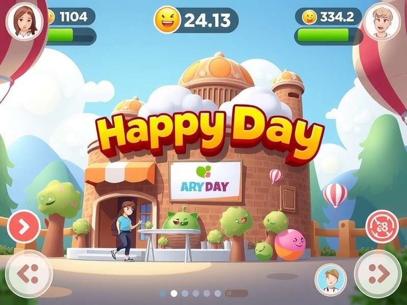 A prosperous and happy Hay Day farm with crops, animals, and decorations
