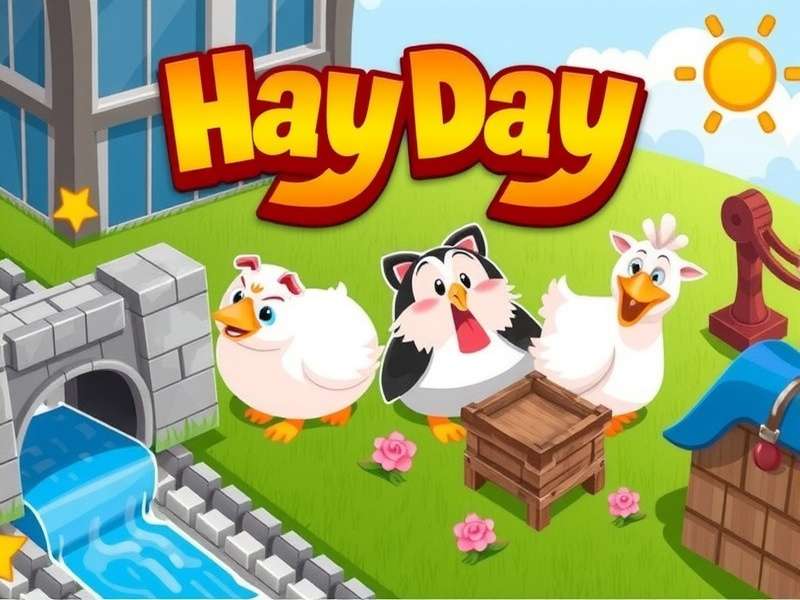 Hay Day Gameplay on PC with vibrant farm and animals