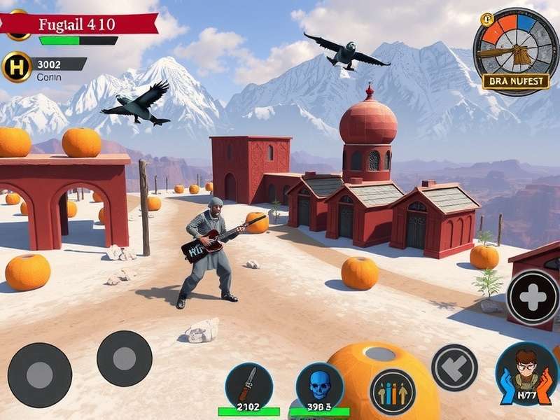 A serene and productive Hay Day style farm landscape with crops, barn, and animals