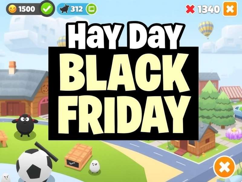 Hay Day Black Friday Sale Interface showing discounted diamonds and special offers