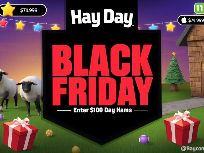 Infographic comparing safe vs risky methods during Hay Day Black Friday