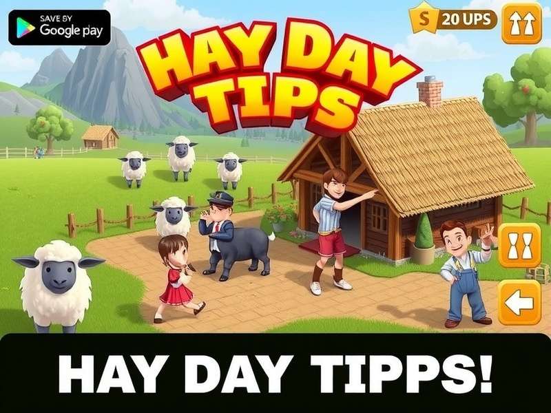 Hay Day fishing lake with multiple fishing spots and a large fish shadow