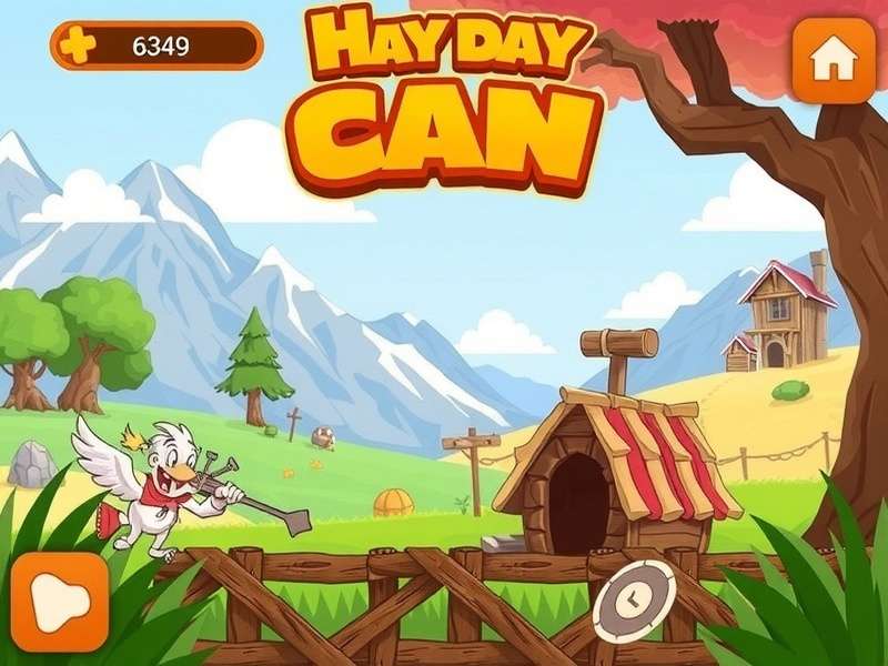 Hay Day farm layout showing organised fields, bakery, dairy and sawmill at level 35