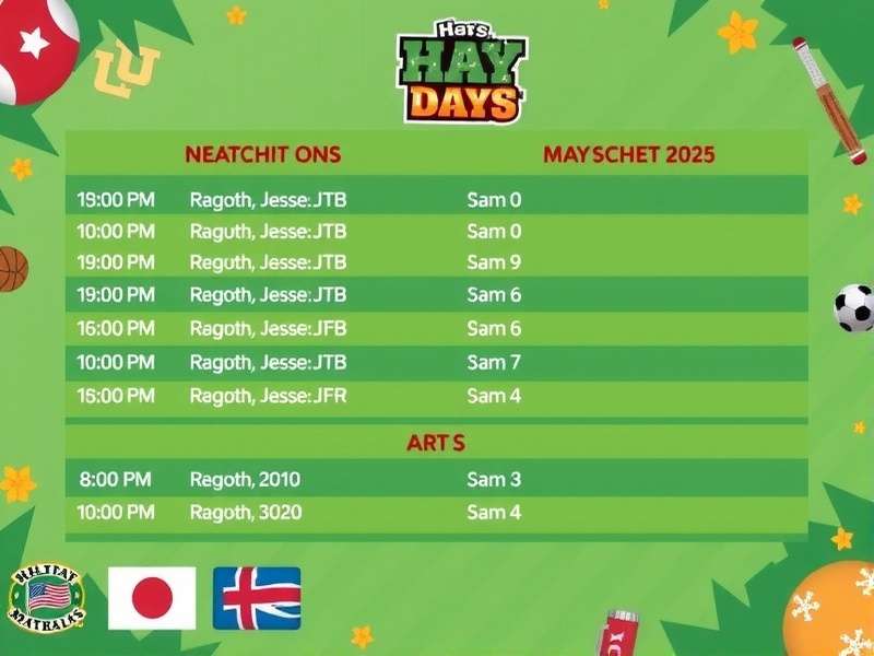 Hay Days 2025 Schedule – Complete event calendar for Indian Hay Day farmers