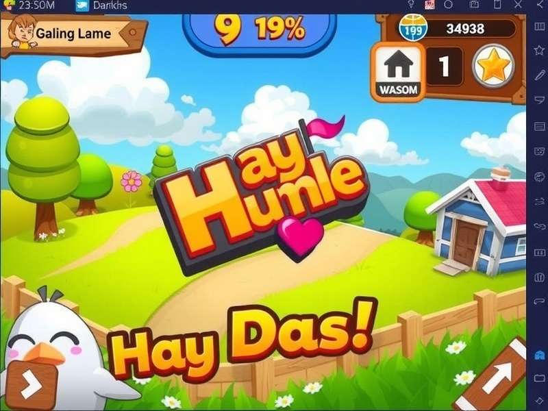 Hay Day Game Play Online - Indian farmer's lush green farm with sugarcane and spice crops