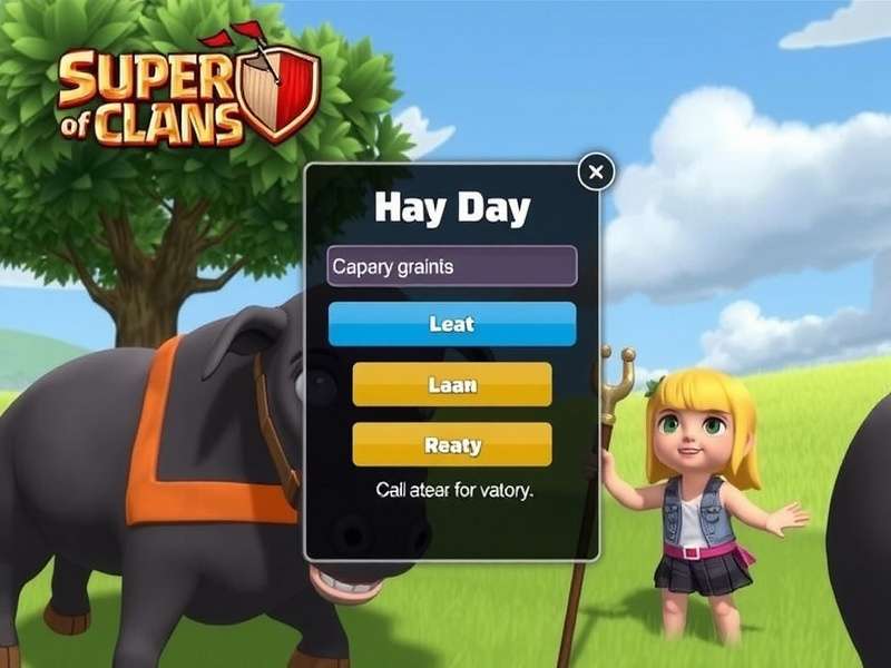 Hay Day Supercell Login guide for Indian farmers - farm landscape with tractor and crops