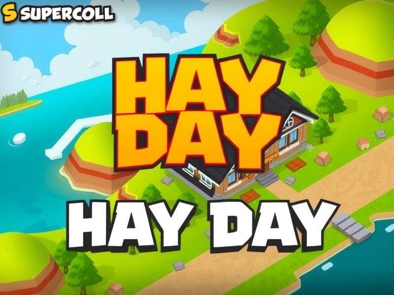 Hay Day Supercell Download – lush farm landscape with tractor, crops, and animals