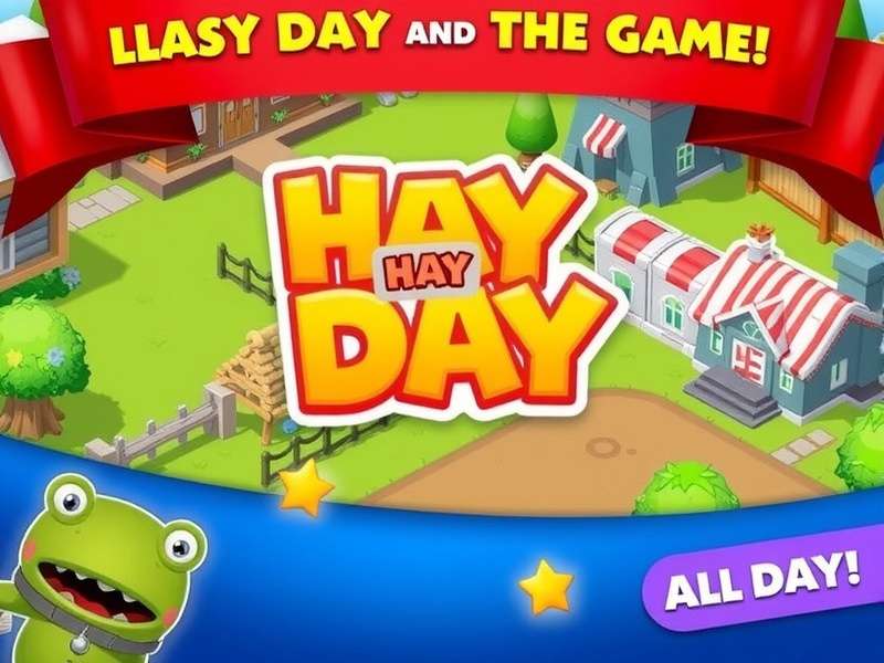 Hay Day Game For Pc running on a Windows laptop with a vibrant Indian farm layout